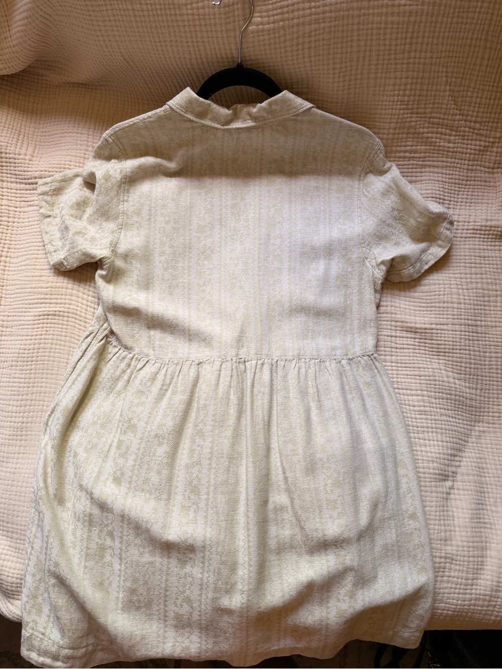 Roark Cream Short-Sleeve Mini Dress - Picture 3 of 3